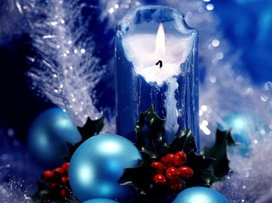 blue-candles-christmas-decorations-celebrations